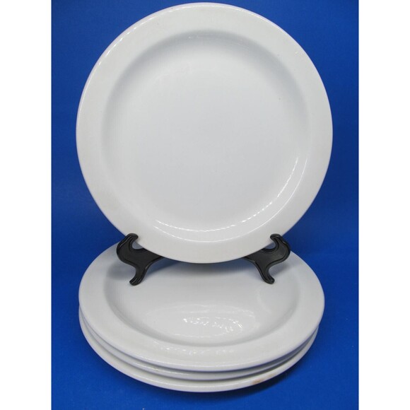 Midwinter Stonehenge White 7" Dessert Bread Plates Wedgwood Set of 4 - Picture 1 of 6